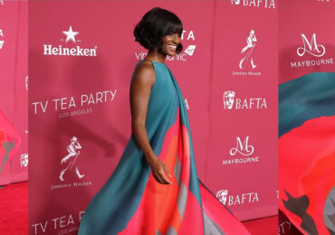 Hollywood Actress Skye Marshall Wears Simeogieme’s Elizabeth Dress in Los Angeles